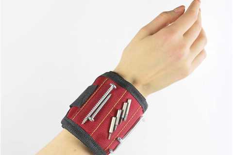 Magnetic wristbands keep essential tools right at wrist. Auto Merch Mart