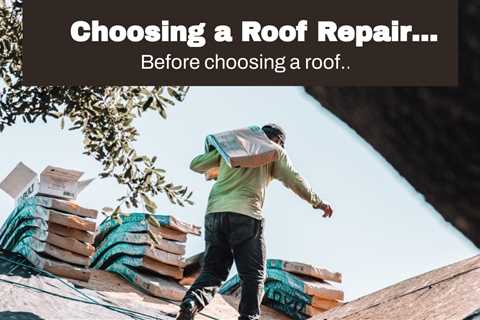 Choosing a Roof Repair Company Buffalo NY