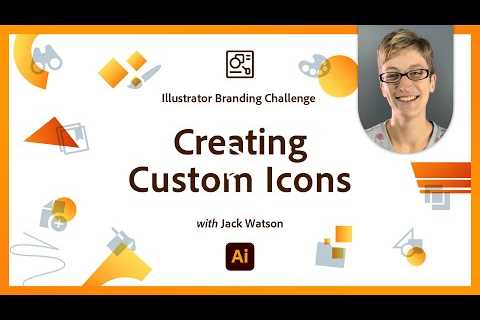 How To Make Custom Icons | Illustrator Branding Challenge