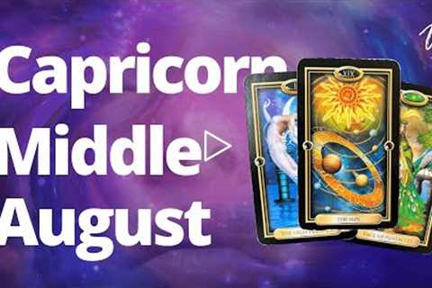 CAPRICORN - REMOVE this Blockage ASAP! New Opportunities! Middle of August Tarot Reading