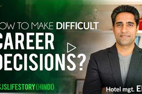 Career Guidance after 12th | Career counselling in Hindi -Hotel Management Interview  #SJSLifeStory