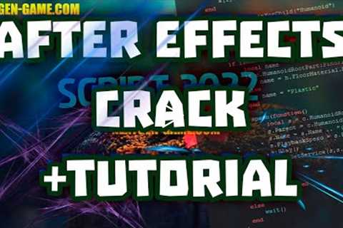 After Effects Crack Download Free PC -WORKING - Update 2022 - Adobe After Effects Crack Full Version