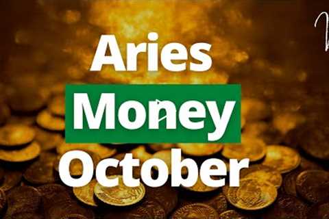 ARIES - You DUG Yourself Out of a Sticky Situation! YES! October Career and Money Tarot Reading