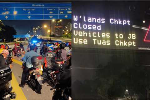 Power outage at Woodlands Checkpoint caused by a fresh crack in the backup generator air duct –..