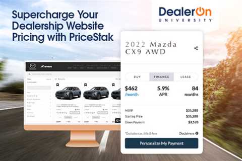 Supercharge Your Dealership Website Pricing With PriceStak