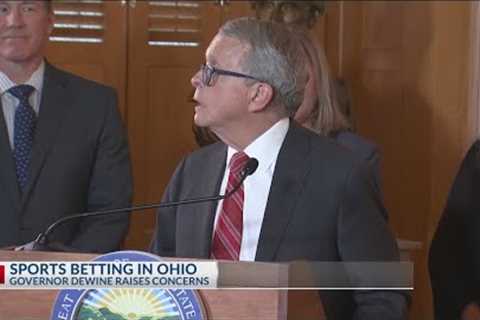 Gov. Mike DeWine raises concerns about sports betting advertisements