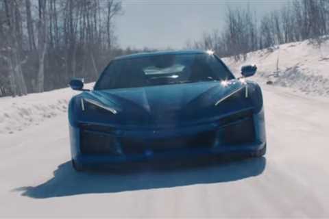 Hybrid Corvette E-Ray teased in 'Stealth' mode, will debut January 17