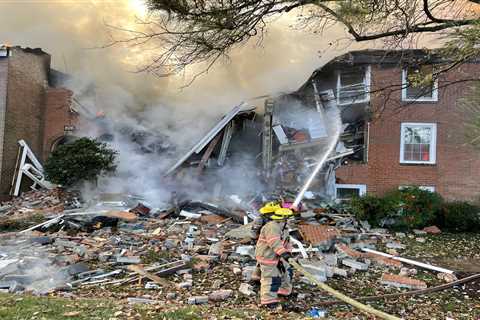 Early video: Explosion & two-alarm fire injures at least 10 in Maryland