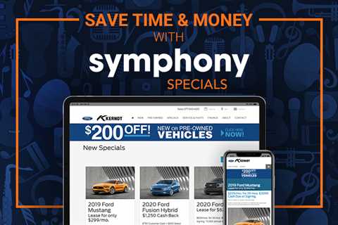 Save Time & Money with Symphony Specials