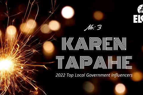 No. 3 Top Local Government Influencer for 2022: Karen Tapahe