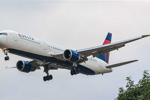 A Delta flight had to make an emergency landing just 60 miles after takeoff when flames shot out..