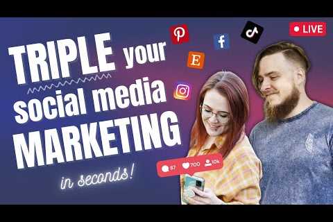 How to TRIPLE your Social Media Marketing Content in SECONDS - The Friday Bean Weekly Live Stream