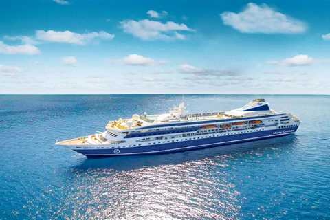 Want to live at sea? See inside a cruise ship that will circle the globe for three years and cost..