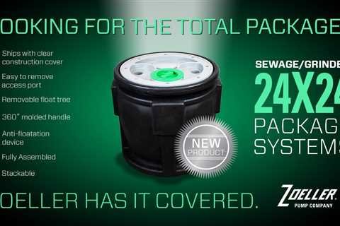 Zoeller’s 912 Preassembled 24 x 24 Sewage Systems