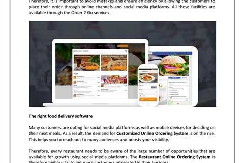 Some Ideas on Online Ordering for Restaurants You Need To Know