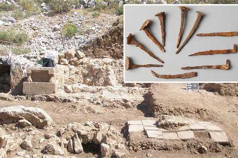 'Magical' nails found in a 2,000-year-old Roman tomb were meant to stop the restless dead from..