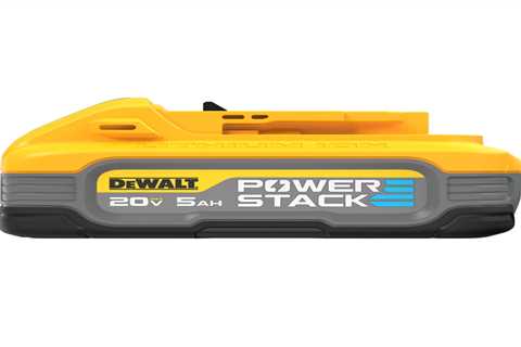 DEWALT Introduces POWERSTACK™ 20V MAX* 5Ah Battery with Revolutionary Pouch Cell Technology