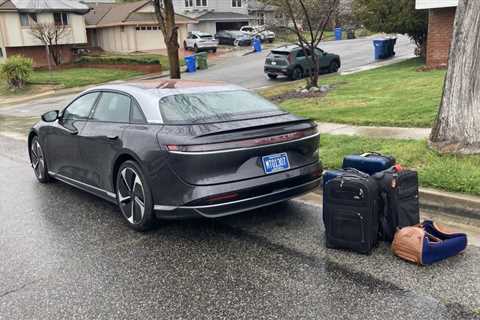 Lucid Air Luggage Test: How much trunk (and frunk) space?