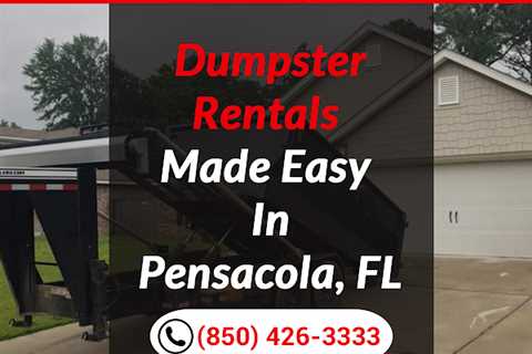 TFC Hauling Is Offering Dumpster Rental Services In Pensacola, FL