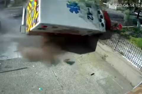 Caught on camera: Philly ambulance crash