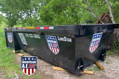 Dumpster Rental Lancaster TX: American AF Dumpster Rentals Introduces Next-Gen Waste Management