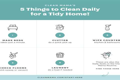 5 Things to Clean Daily for a Tidy Home