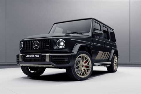 Mercedes-AMG G 63 Grand Edition layers on the gold