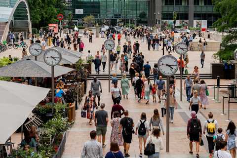 London’s Canary Wharf Tries to Revamp Its Image as Banks Exit