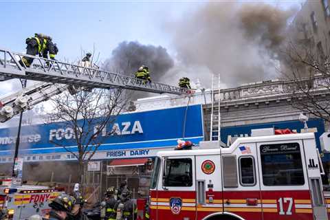 Video: 5 FDNY FFs injured after e-bike battery ignites in supermarket