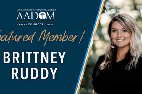 AADOM Featured Member – Brittney Ruddy