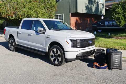 Ford Lightning Luggage Test: How big is the frunk?