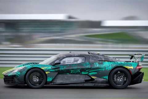 998-hp Aston Martin Valhalla prototype works out at Silverstone