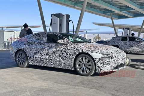 Electric Audi A4 E-Tron, new A5 Sportback photos show next-gen models testing in California