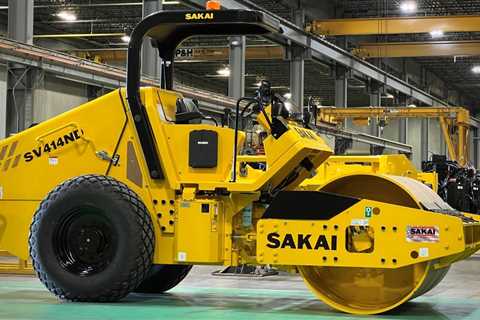 Sakai Debuts its First Soil Compactor with Oscillation, the SV414ND