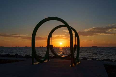 These waterfront installations encourage social interaction