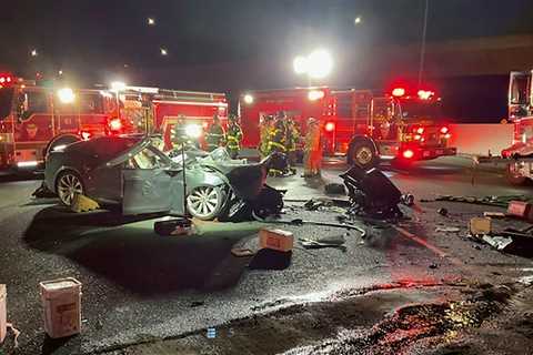 Tesla Driver Killed After Plowing into Firetruck on Freeway