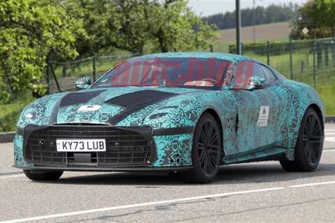 Aston Martin DBS coupe spied sporting new design language