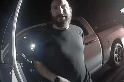 Bodycam footage shows accused child rapist stopped for DUI with 6 children in his truck