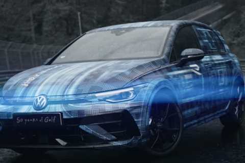 Volkswagen Golf R hatch gets another tease in anniversary camo