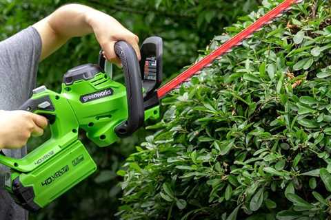 Save 48% on a Greenworks hedge trimmer today thanks to this Amazon deal