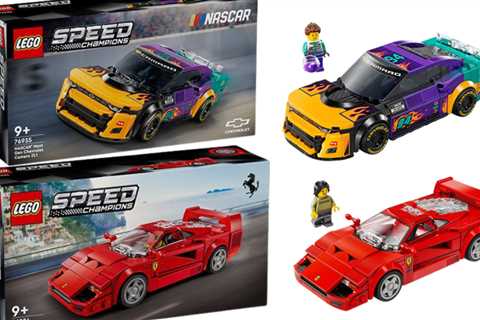 Lego Ferrari F40 and Camaro NASCAR ZL1 join Speed Champions line