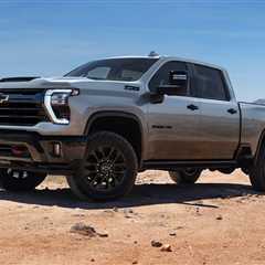 2025 Chevrolet Silverado HD prices up from $400 to $1,000