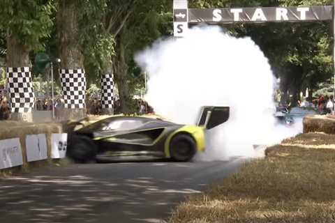 Watch the Lotus Evija X wreck at Goodwood Festival of Speed