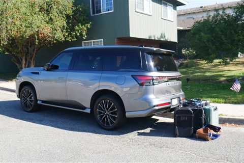 Infiniti QX80 Luggage Test: How much fits behind the third row?