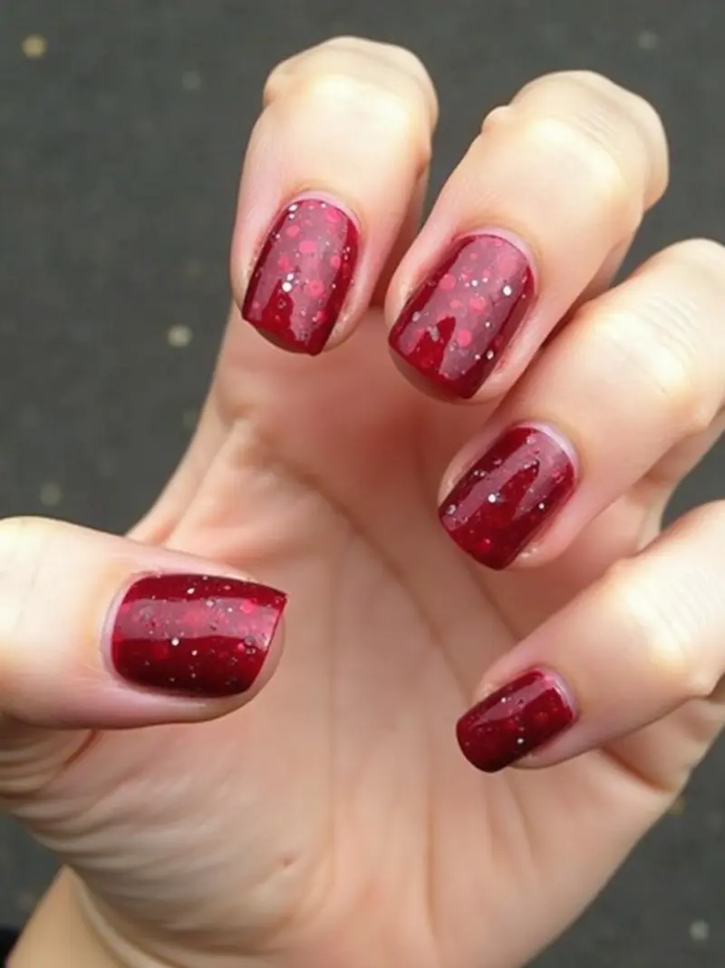 Elegant Dark Red Nail Designs For A Luxurious Look - Gloss And Vibes