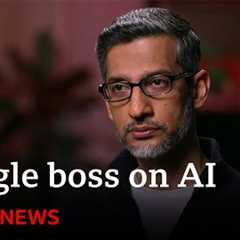 Google boss says trillion-dollar AI investment boom has ''elements of irrationality'' | BBC News