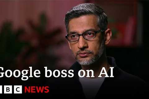 Google boss says trillion-dollar AI investment boom has ''elements of irrationality'' | BBC News
