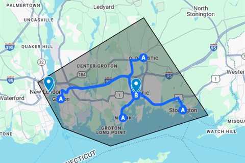 construction management new london ct - Google My Maps