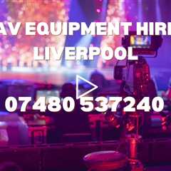 AV Equipment Hire Liverpool Event Sound Systems, Lighting & Event Production Solutions