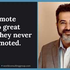 Your remote stars do great work. They never get promoted.